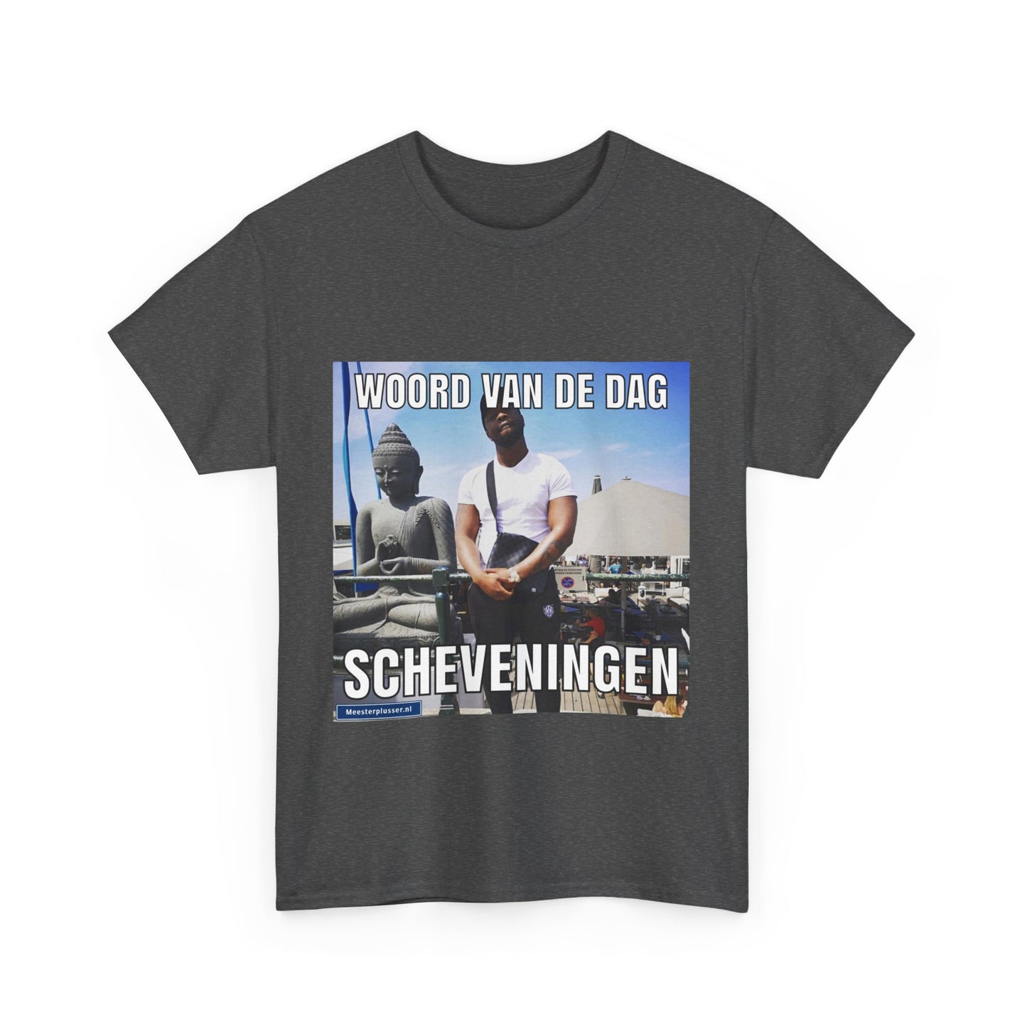 T-Shirt mit dem Wort „Scheveningen“ des Tages 