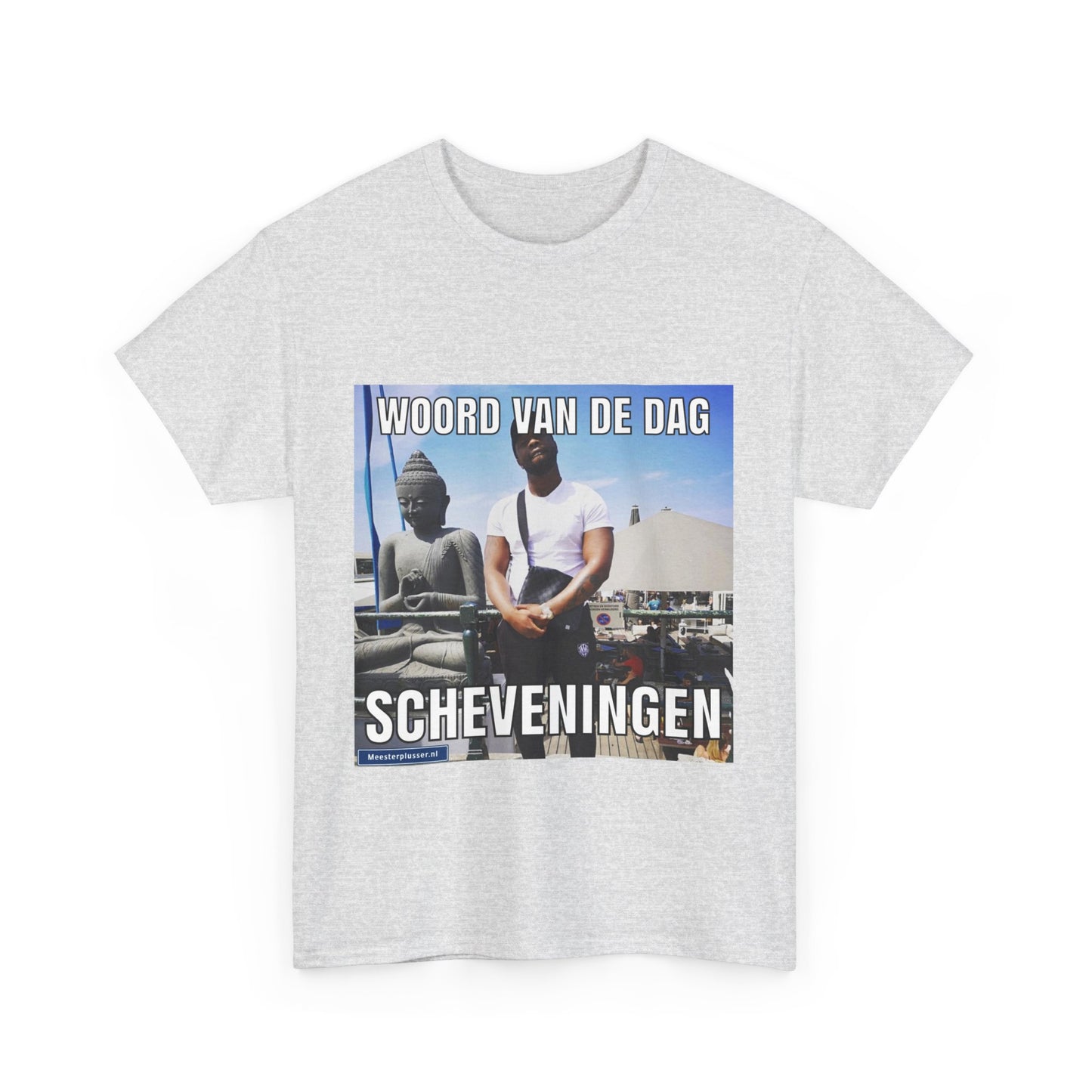 T-Shirt mit dem Wort „Scheveningen“ des Tages 