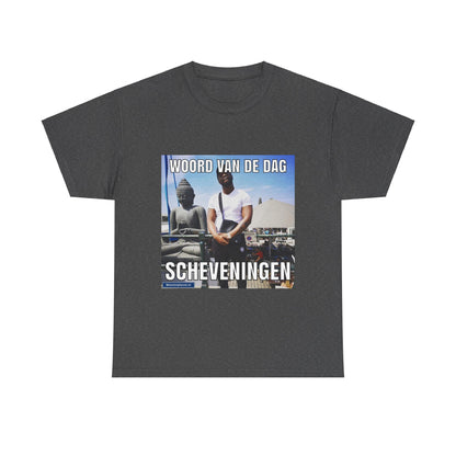 T-Shirt mit dem Wort „Scheveningen“ des Tages 